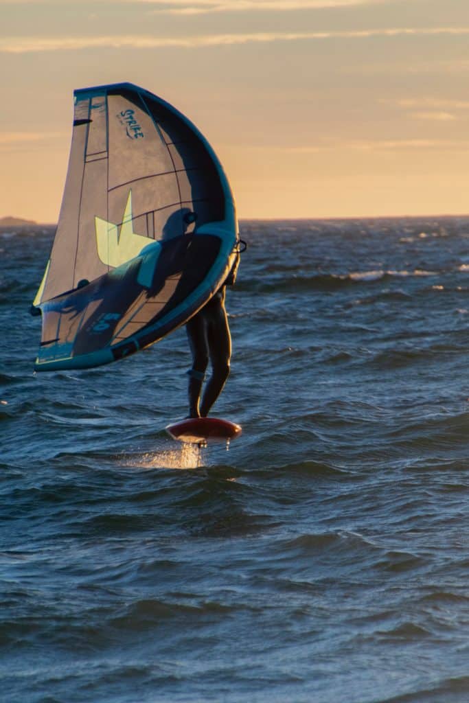 pratique du wingfoil