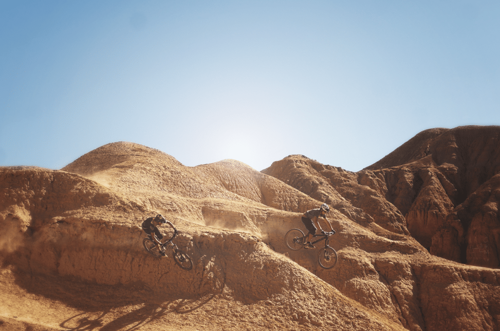 vélo BMX desert